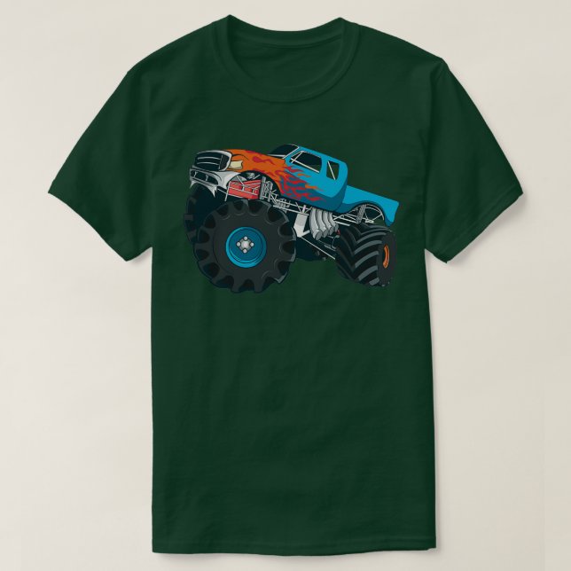 Monster truck for those who like big toys T-Shirt (Design Front)