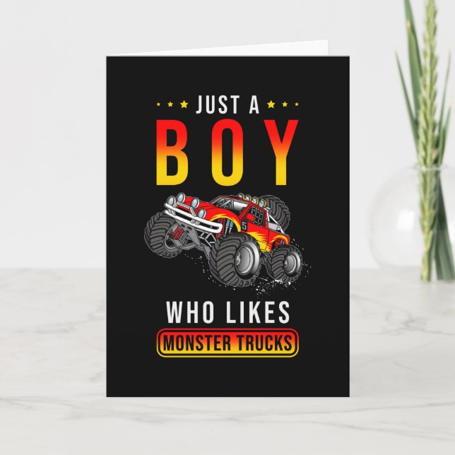 Monster Truck Gift Card (Front)