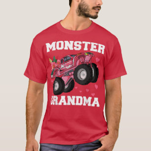 Monster Truck Grandma Floral Shirt, Birthday Boy G T-Shirt