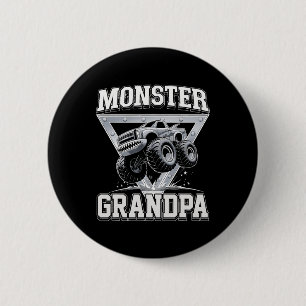 Monster Truck Grandpa Fathers Day Monster Truck Ar 6 Cm Round Badge