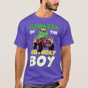 Monster Truck Grandpa Of The Birthday Boy T-Shirt
