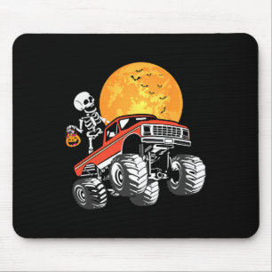 Monster Truck Halloween Boys Truck Pumpkin Mouse Pad
