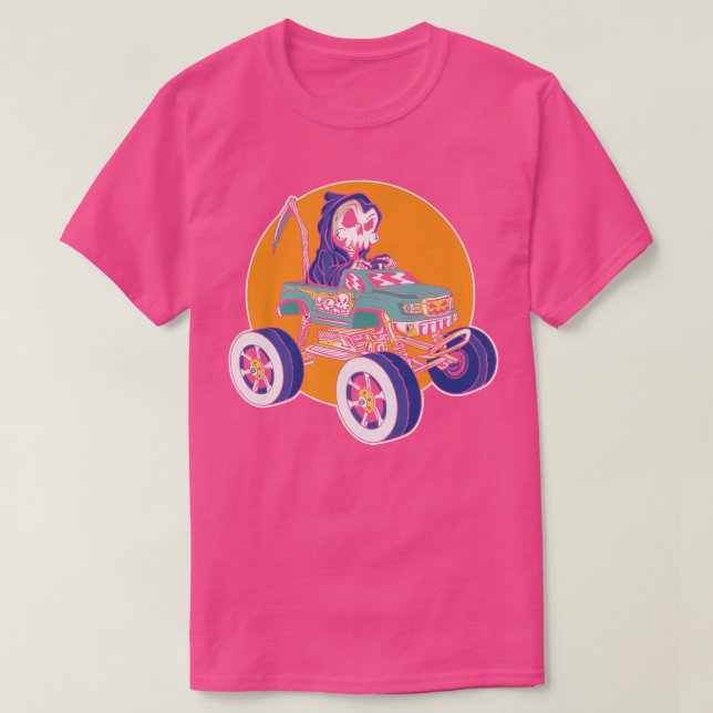 Monster Truck Halloween  T-Shirt (Design Front)
