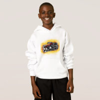 Monster Truck Hoodie for Boys
