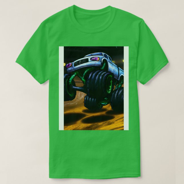 Monster Truck in Arena 2 T-Shirt (Design Front)