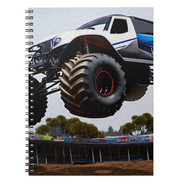 Monster Truck Launch, Notebook (Front)