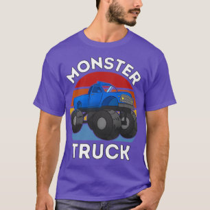 Monster Truck Lovers, Monster Truck Sunset Vintage T-Shirt