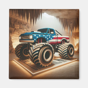 MONSTER TRUCK MAGNET