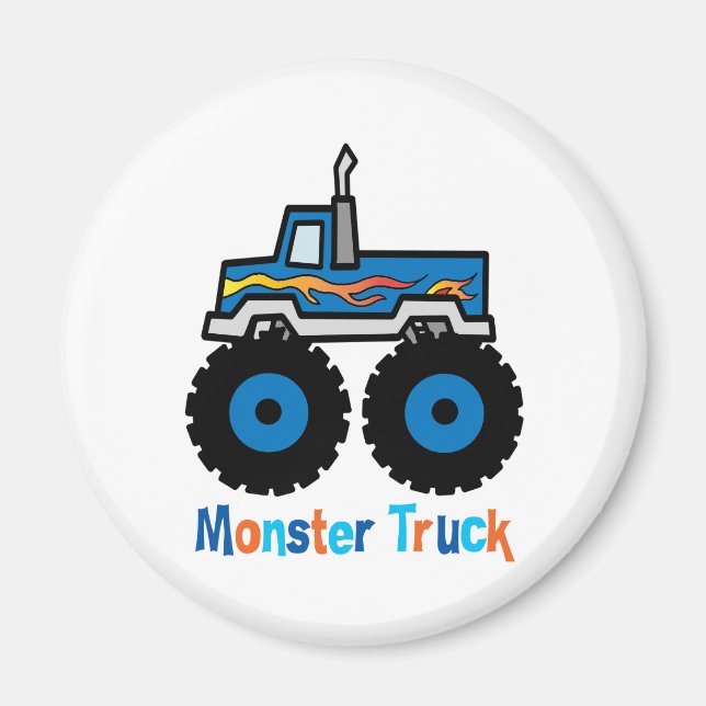 Monster Truck Magnet (Front)