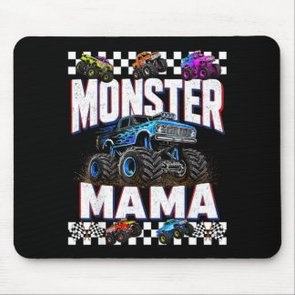 Monster Truck Mama Family Matching Monster Trucks Mouse Pad