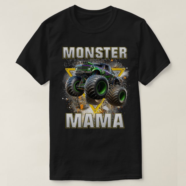 Monster Truck Mama Monster Truck Are My Jam Truck  T-Shirt (Design Front)
