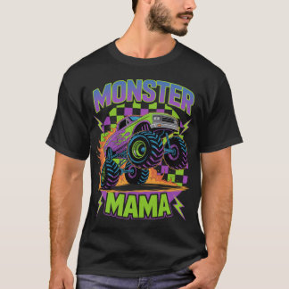 Monster Truck Mama Of The Birthday Family Matching T-Shirt