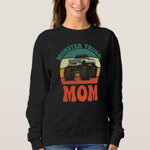Monster Truck MOM Retro Monster Truck Mother's Day Sweatshirt