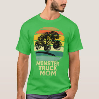 Monster Truck Mom Shirt Retro Vintage Monster Truc