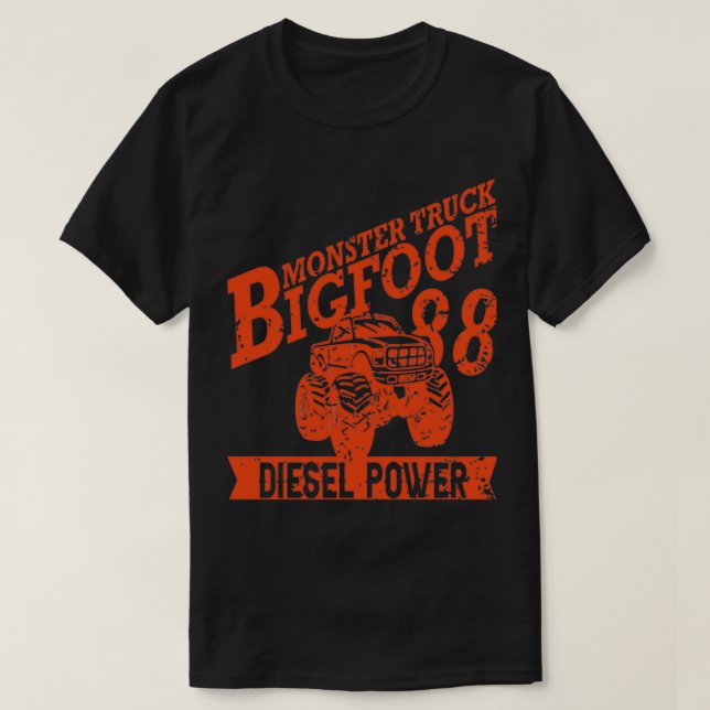 Monster Truck Monster Trucks Big Wheel 3 T-Shirt (Design Front)