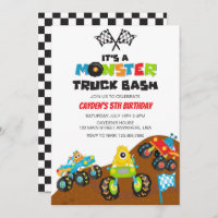 Monster Truck monsters birthday