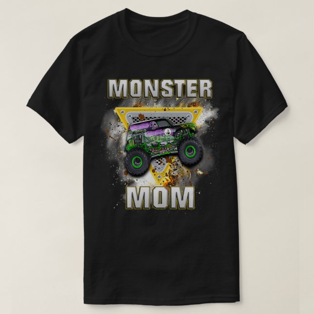 Monster Truck Mum Monster Truck Are My Jam Truck L T-Shirt (Design Front)