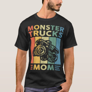 Monster Truck Mum Retro Vintage Monster Truck Shir T-Shirt