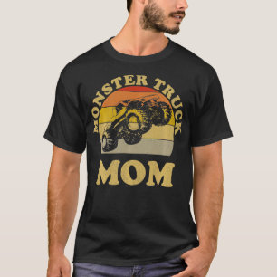 Monster Truck Mum Retro Vintage Monster Truck  T-Shirt