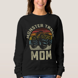 Monster Truck Mum Vintage Retro Style Women Sweatshirt