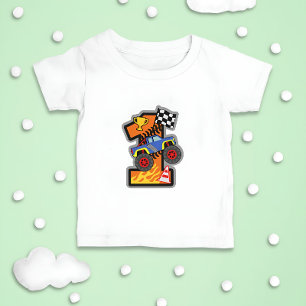 Monster Truck party number 1 Baby T-Shirt
