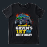 Monster Truck Personalised Birthday Party Tri-Blend Shirt<br><div class="desc">Make your little one’s big day even more exciting with this Monster Truck Personalised Birthday Party Tri-Blend Shirt! Designed for the ultimate truck-loving kid, this soft and comfy tee features a bold monster truck graphic and can be customised with your child’s name and age. Whether they’re racing through a party...</div>