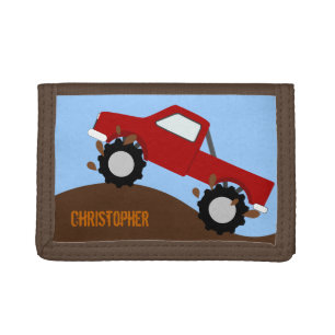 Monster Truck Personalised Wallet