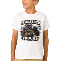 Monster Truck Power Kids T-Shirt