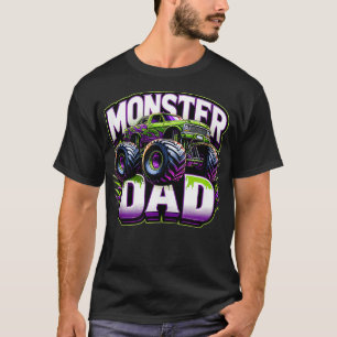 Monster Truck Race Racer Driver Dad Fathers Day  2 T-Shirt