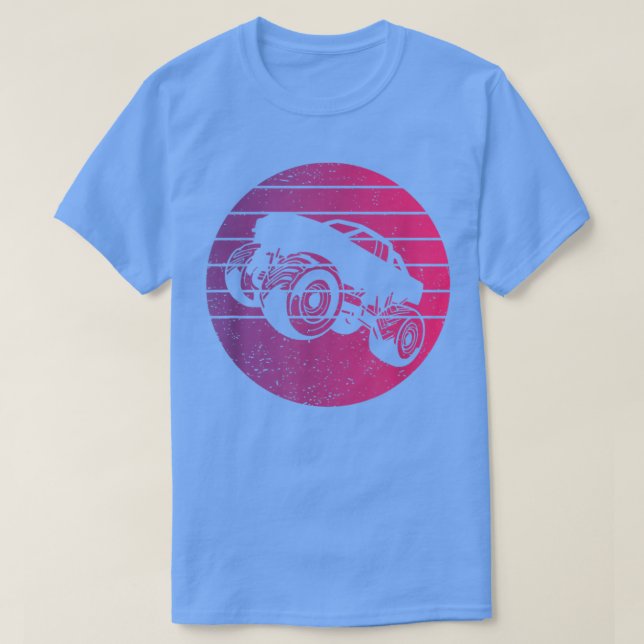 Monster Truck Retro Style Vintage 2130 T-Shirt (Design Front)