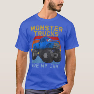 Monster Truck Retro Sunset Vintage Monster Trucks  T-Shirt