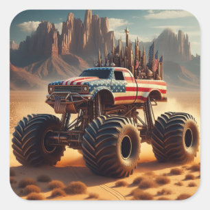 MONSTER TRUCK STICKER