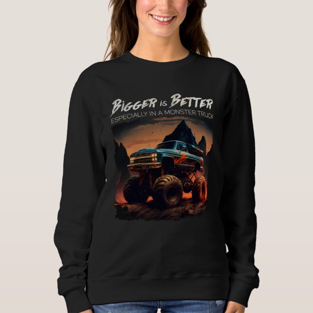 Monster Truck Sweatshirt (Front)
