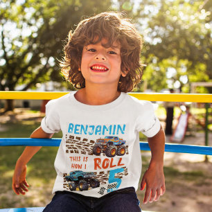 Monster Truck This Is How I Roll - 5th Birthday T-Shirt
