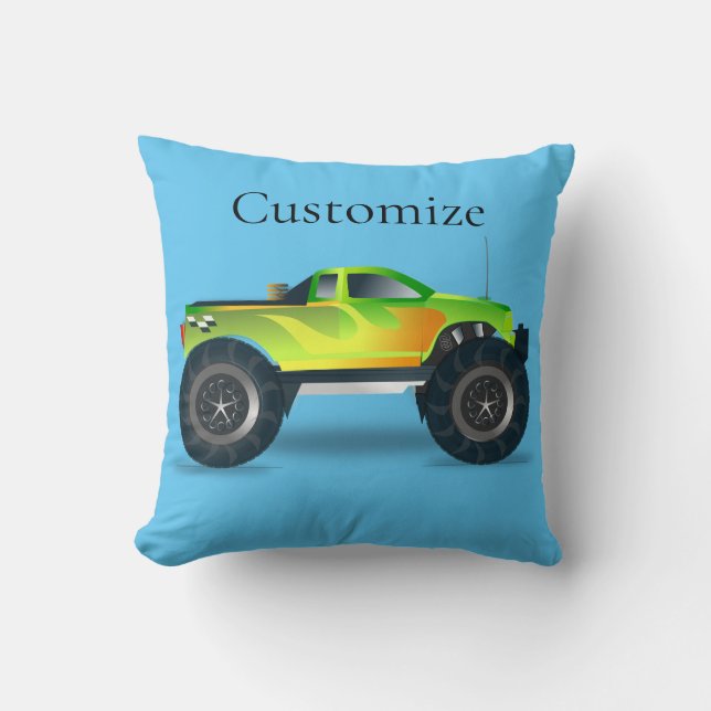 Monster Truck Thunder_Cove Cushion (Front)