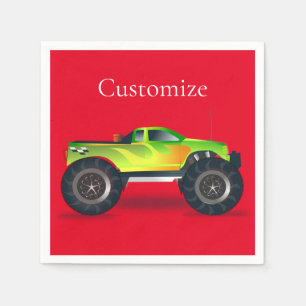 Monster Truck Thunder_Cove Napkin