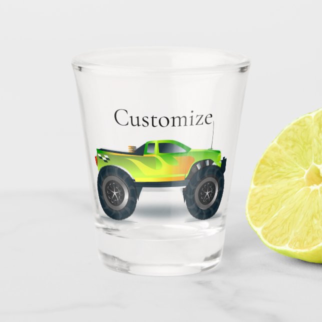 Monster Truck Thunder_Cove Shot Glass (Front)