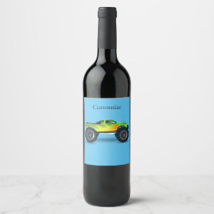 Monster Truck Thunder_Cove Wine Label
