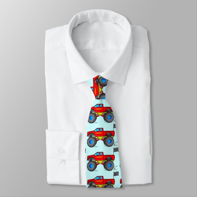 Monster Truck Tie (Tied)