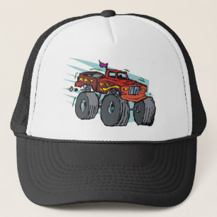 monster truck trucker hat