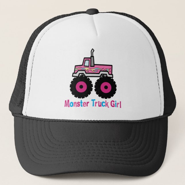 Monster Truck Trucker Hat (Front)