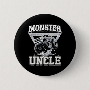 Monster Truck Uncle Fathers Day Monster Truck Are  6 Cm Round Badge
