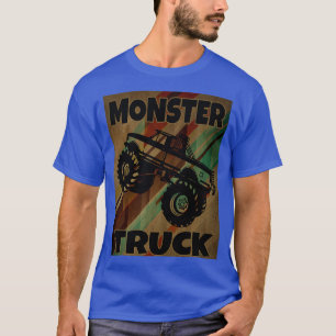 Monster Truck Vintage 4WD SUV Pick Up Big size Car T-Shirt