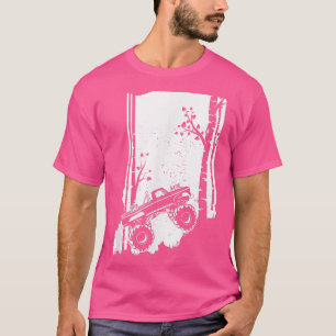 Monster truck vintage- Indiana off-road forest art T-Shirt