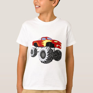 Monster Truck with Flames T-Shirt