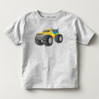 Monster Truck Yellow Blue