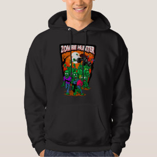 Monster Truck Zombie Hunter Halloween Undead Kille Hoodie