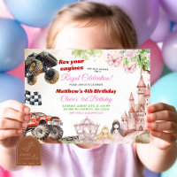 Monster Trucks and Princesses Joint Birthday