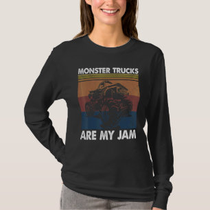 Monster Trucks Are My Jam Racing Trucks Car T-Shirt