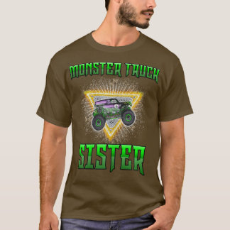 Monster Trucks Are My Jam Shirt For Girls Sister T